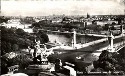 CPA Paris panoroma sur la seine
