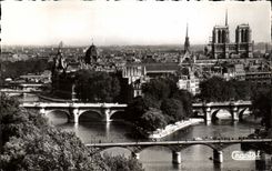 CPA Paris the point of quotes and the bridges