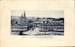CPA Nancy Vue panoramique prise de I'Hotel de Ville