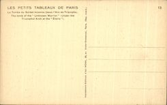 CPA Les Petits Tableaux De Paris La Tombe du Soldat inconnu THe tomb of the Unknown Warrior