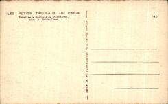 CPA Les Petits Tableaux De Paris Detail de la Basilique de Montmartre