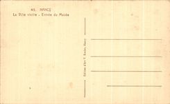 CPA Nancy La Ville Vieille Entree du Musee