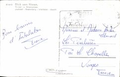 CPA Blick vom Niesen Thuner Brienzersee 