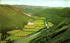 CPA Rheidol Valley View Vale of Rheidol Railway