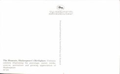 CPA The Museum Shakespeare's Birthplace Contains 