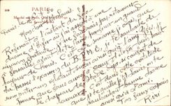 CPA Paris Marche aux fleurs