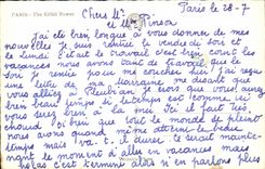 CPSM Paris La Tour Eiffel