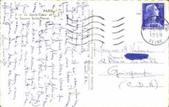 CPA Paris Le Sacre Coeur et le Square Saint Pierre Montmartre