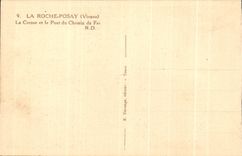CPA La Roche Posay La Creuse et le pont du chemin de fer