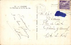 CPA Lourdes the Basilica and the Peak of the jer