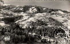 CPA Saint Gervais sous la neige le Mont d'Arbois Bettex les pistes de ski