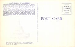 CPA Joint Session Of Congreess THe United States Senate and house Kennedy