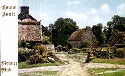 CPA Bonne Annee Bretagne 