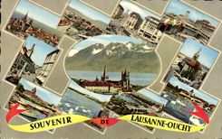 CPA Souvenir Lausanne Ouchy Suisse
