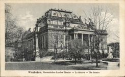 CPA Wiesbaden Nassauisches Landes Theatre Le theatre The