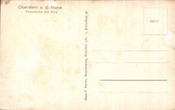 CPA Oberstein has D Nahe Felsenkirche and Burg