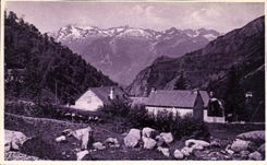 CPA Bareges Seen On the Farm Saint Justin and Mountain of Ardiden