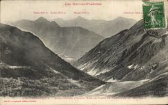 CPA Les Hautes Pyrenees Pierrefitte Basse vallee d'Izabit Pics de Viscos et Montagnes de Cauterets