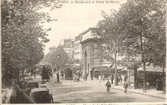 CPA Paris Boulevard and Gate St Martin