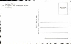 CPA the Dimension of Cannes Azure View on the Beach and Suquet