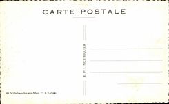 CPA Villefranche On Sea the Church