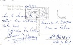 CPA Vichy Reine des Villes d'Eaux Source Grande Grille