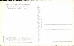 CPA Versailles Et Ses Merveilles Jardins du petit Tranon Temple de L'amour