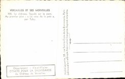 CPA Versailles Et Ses Merveilles Le chateau facade sur le parc