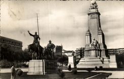 CPA Madrid Plaza de Espan Cervantes Monument