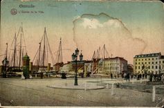 CPA Ostende L'Entree de la Ville