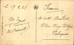 Columna de CPA Bruselas de congrios la tumba del leon del soldado desconocido