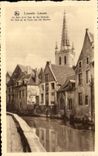 CPA Louvain Leuven La Dyle Et La Tour De Ste Gertrude