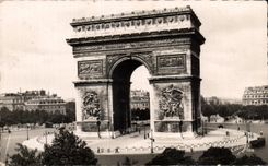 CPA Paris L'Arc De Triomphe De l'Etoile