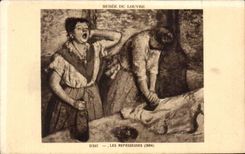 CPA Degas the Ironers Museum of Louvre Paris