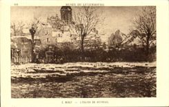 CPA Museum Of Luxembourg Monet the church of Vetheuil