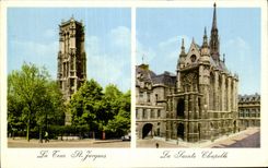 CPA the Tower Saint Jacques Sainte the Paris Vault