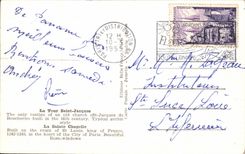 CPA the Tower Saint Jacques Sainte the Paris Vault