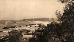 CPA Biarritz Vue sur les Rochers de la Grande Plage et les Falaise du Phare