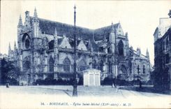 CPA Bordeaux Church Saint Michel