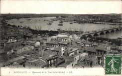 CPA Bordeaux Panorama of the Tower Saint Michel