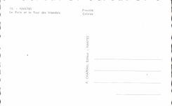 CPA Nantes the Well and the tower of the Irishmen