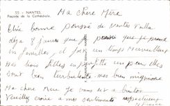 CPA Nantes Frontage of the Cathedral