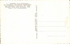 CPA Nantes the Cathedral Gothic Sculptures of the five completely remarkable gates