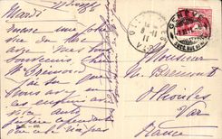 CPA Geneva Brunswick Monument water and Jet