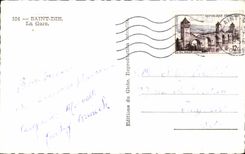 CPA Saint Die Train station