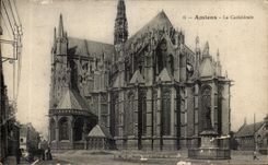 CPA Amiens the Cathedral