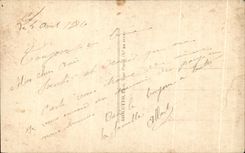 CPA Militaria Fantasy a Thought