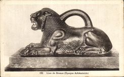 Leon de CPA del tiempo de bronce de Achemenide