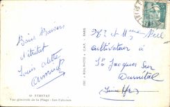 CPA Etretat View of the beach cliffs