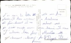 CPA La Corniche D'Or Pointe de l'Esquillon au fond le Cap Roux 